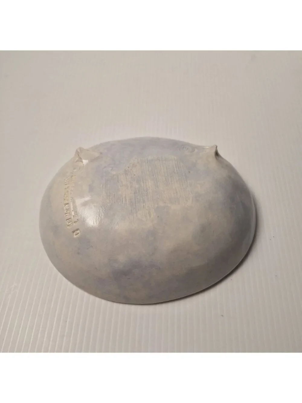 VINTAGE 1999 SALT MARSH POTTERY LTD BOWL/WALL HANGING APRIL GARDEN OVAL USA